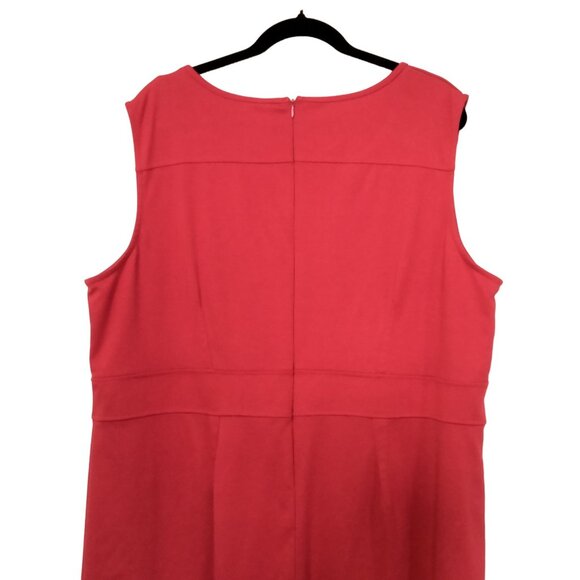 Soho Apparel Plus Size 22W Sleeveless Dress With Silver Stud Accents & Back Zip - Picture 8 of 12